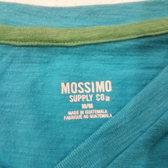 3/$15 Mossimo Turquoise Tee M - Picture 5 of 8